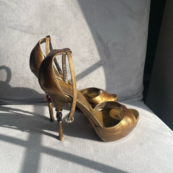 Gucci high bamboo heels 36. US 5.5 - Picture 1 of 6
